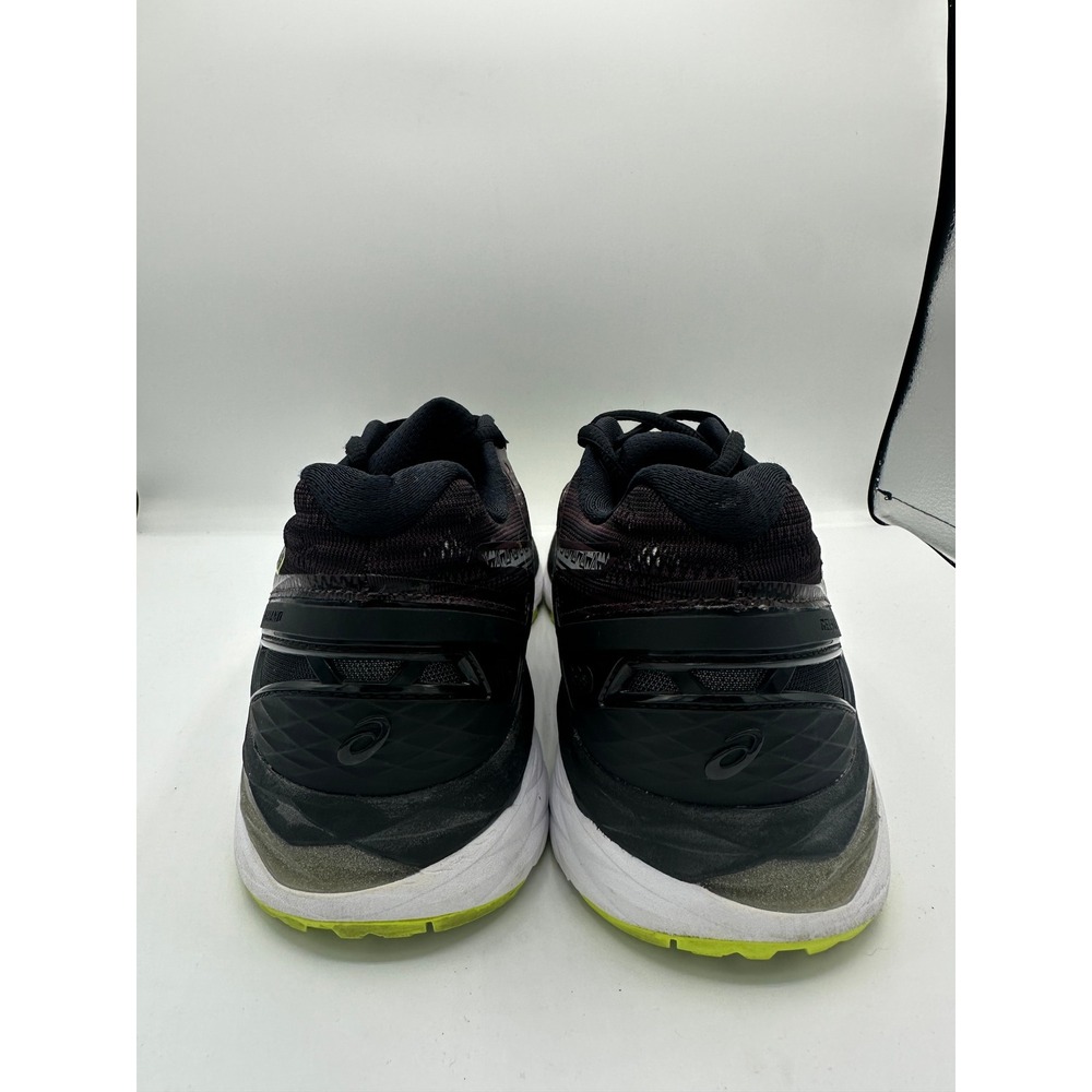 Asics Gel-Kayano 23 Mens Running Shoes Black Safety Yellow T6A1N Size 9 - Picture 5 of 10